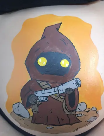 belly painting