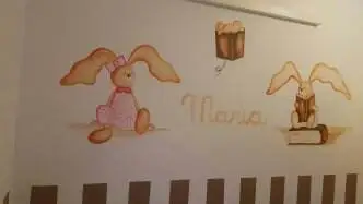 pintura para la habitación de los niños o guardería