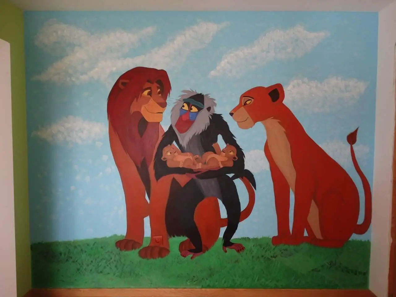 pintura para la habitación de los niños o guardería