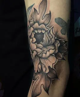 tatuaje de flor