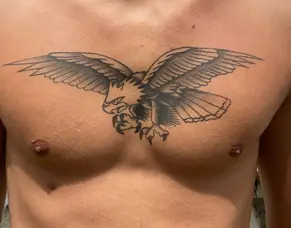 tatuaje de una aguila