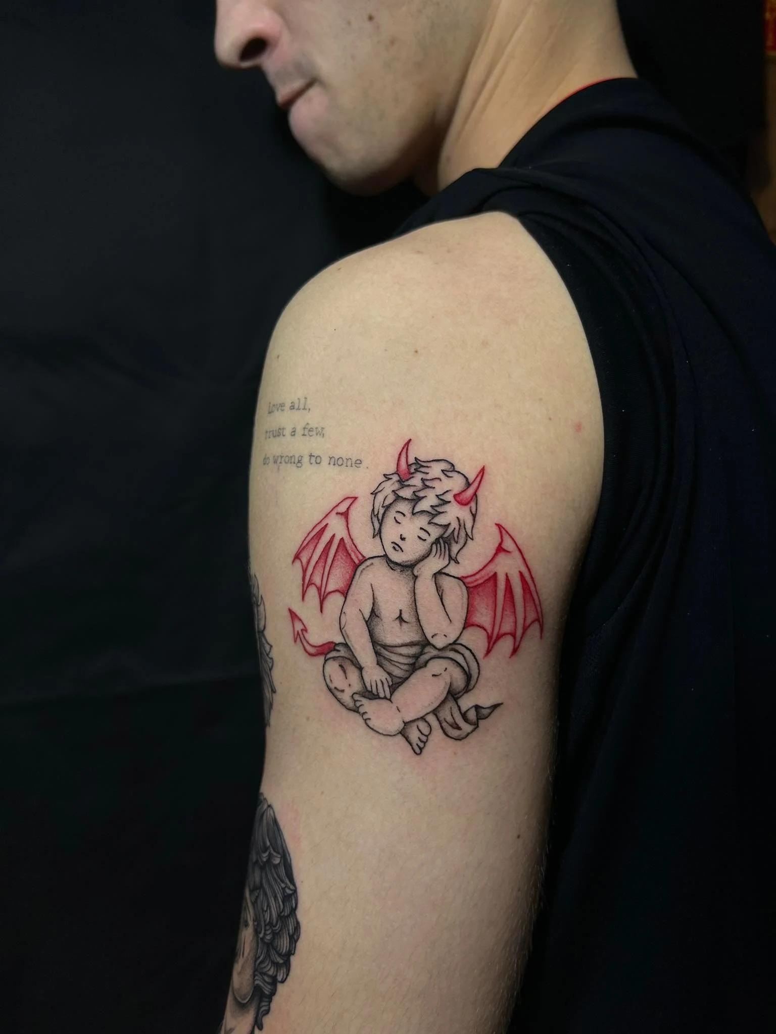 tatuaje de un diablillo