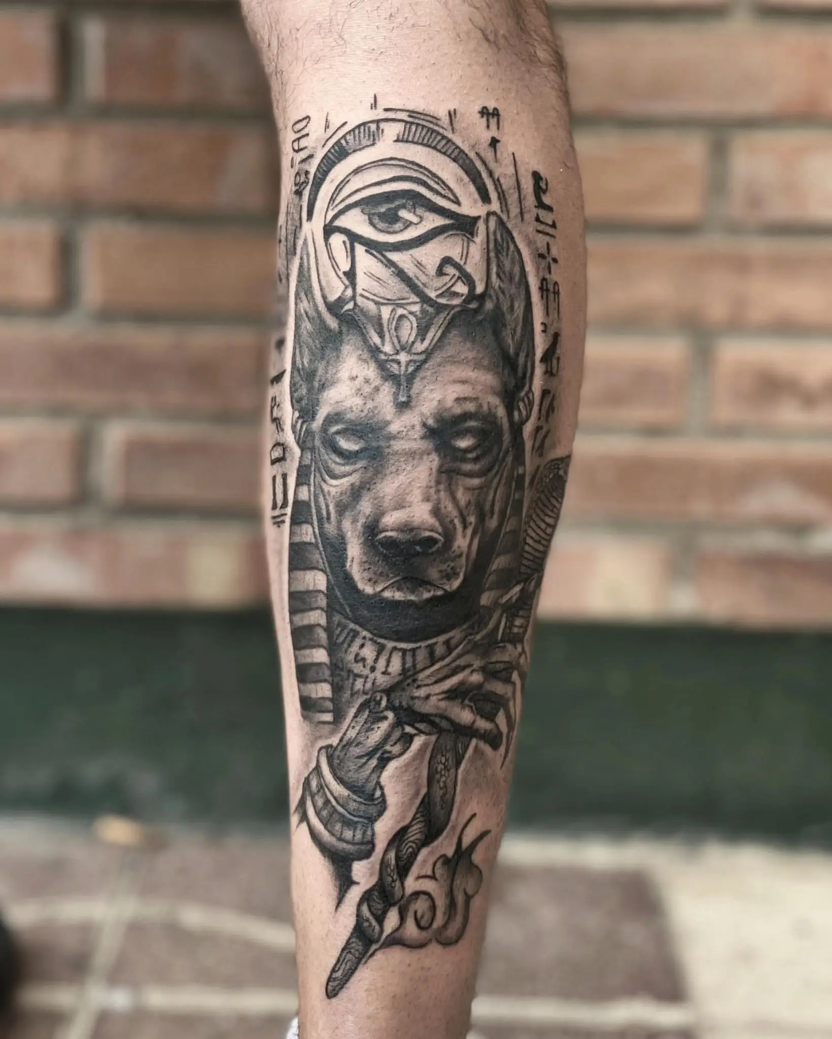 tatuaje anubis