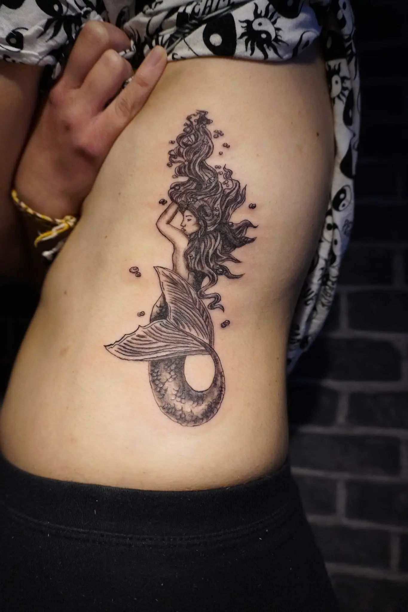 tatuaje de una sirena